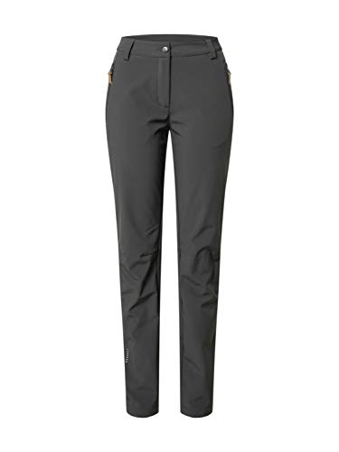 ICEPEAK Damen Softshellhose ARGONIA anthrazit dunkelgrau - 40 von ICEPEAK