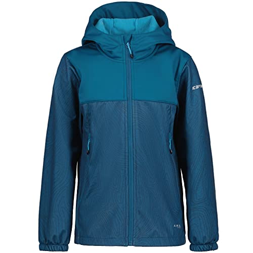 ICEPEAK Softshelljacke Kinder Kingwood Jr mit Kapuze, Farbe:Blau, Kinder Größen:140 ICEPEAK Softshelljacke Kinder Kingwood Jr mit Kapuze, Farbe:Blau, Kinder Größen:140 von ICEPEAK