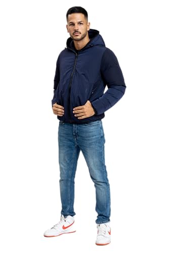 ICEPORT IPMJ11561-2021 BLAKE MAN REVERSIBLE PADDED JACKET Jacket Herren SKY CAPTAIN Größe 3XL von ICEPORT