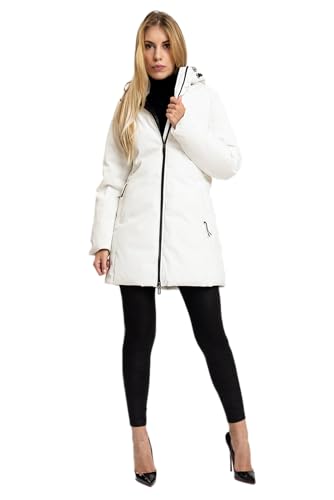ICEPORT IPWJ06601-0003 LA VICKY WOMAN PADDED JACKET Jacket Damen BRIGHT WHITE Größe XS von ICEPORT