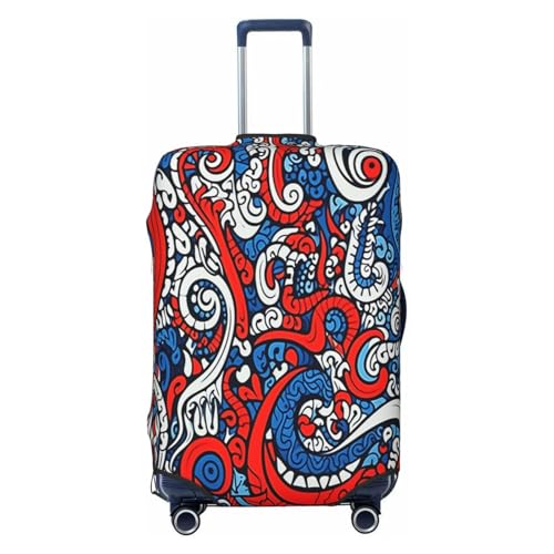 IDJFBJDKA Kofferhülle - Gepäckschutz für Koffer & Gepäck in 4 Größen erhältlich - Reisegepäckhülle, Abstrakte Oktopus-Füße, 25-28inches, Bohemian-Stil von IDJFBJDKA