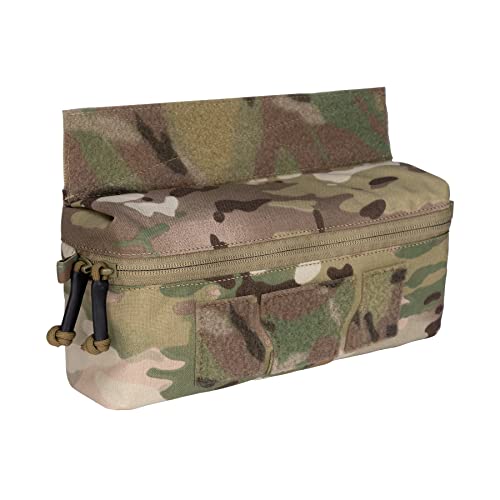 IDOGEAR Pochette tactique Tactical Drop Pouch Avec Crochet et Boucle Pour JPC CPC AVS Vest Utility Tool Pouch Fanny Pack (Multi-Camo) von IDOGEAR