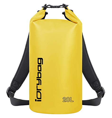 IDRYBAG Dry Bag Waterproof Floating, PVC Waterproof Bag Roll Top, 20L Dry Bag Kayak Storage for Kayaking, Boating, Rafting, Swimming, Hiking, Camping, Travel, Beach IDRYBAG Dry Bag Waterproof Floating, PVC Waterproof Bag Roll Top, 20L Dry Bag Kayak Storage for Kayaking, Boating, Rafting, Swimming, Hiking, Camping, Travel, Beach von IDRYBAG