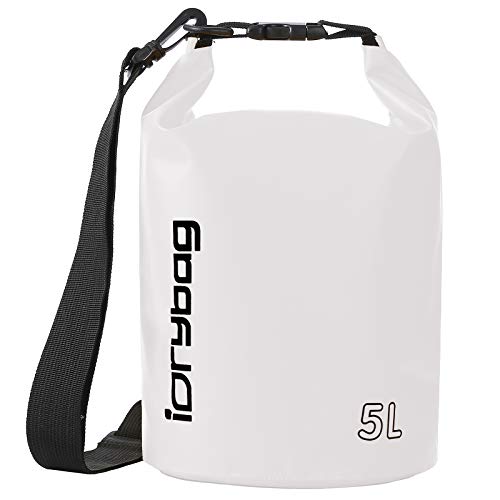 IDRYBAG Trockentaschen für Kajakfahren, wasserdicht, 2L/5L/10L/15L/20L, Kleiner, wasserdichter, schwimmender Trockensack, wasserdichter Trockensack für Paddelboard-Reisen IDRYBAG Trockentaschen für Kajakfahren, wasserdicht, 2L/5L/10L/15L/20L, Kleiner, wasserdichter, schwimmender Trockensack, wasserdichter Trockensack für Paddelboard-Reisen von IDRYBAG