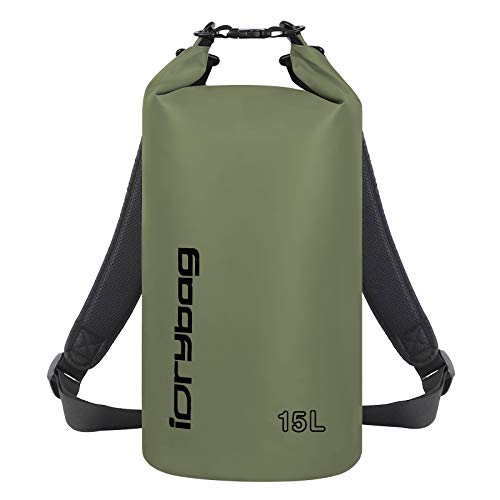 IDRYBAG Trockentaschen für Kajakfahren, wasserdicht, 2L/5L/10L/15L/20L, Kleiner, wasserdichter, schwimmender Trockensack, wasserdichter Trockensack für Paddelboard-Reisen IDRYBAG Trockentaschen für Kajakfahren, wasserdicht, 2L/5L/10L/15L/20L, Kleiner, wasserdichter, schwimmender Trockensack, wasserdichter Trockensack für Paddelboard-Reisen von IDRYBAG