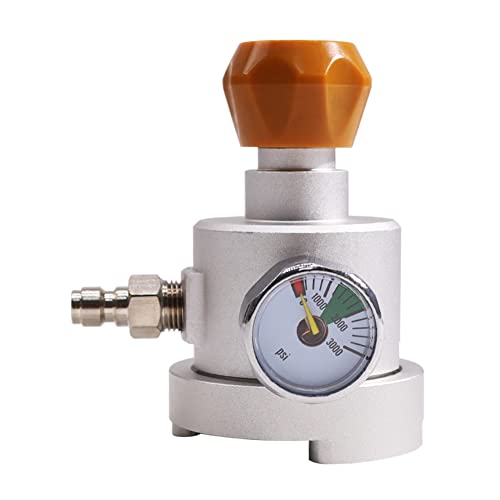 IEW Co2 Druckluft Fülladapter Gasflasche CO2 Tankstelle Adapter für Zylinder mit Manometer C von IEW