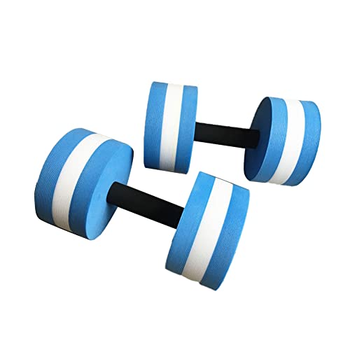 IEW Schwimmende Hantel für Aerobic-Übungen, Wasserhantel, Schwimmausrüstung, Wasser, Yoga, Fitness, Hantel (blau) von IEW