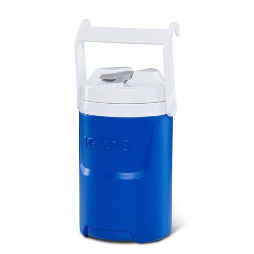 IGLOO Getränkespender Laguna 1/2 Gallon, Getränke-Kühlbox 1,9 l, Wasserbehälter, Getränkebehälter blau von IGLOO