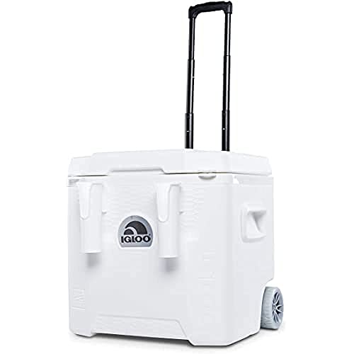 Igloo Marine Quantum Kühlbox auf Rädern, 49 Liter, Weiß von IGLOO