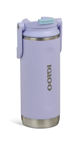 IGLOO Thermoflasche Tumbler 16, Edelstahl-Trinkflasche, Lila, auslaufsicher, 0,45 L IGLOO Thermoflasche Tumbler 16, Edelstahl-Trinkflasche, Lila, auslaufsicher, 0,45 L von IGLOO