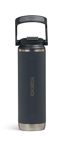 IGLOO Thermoflasche Tumbler 20, Edelstahl-Trinkflasche, anthrazit, auslaufsicher, 0,6 L IGLOO Thermoflasche Tumbler 20, Edelstahl-Trinkflasche, anthrazit, auslaufsicher, 0,6 L von IGLOO