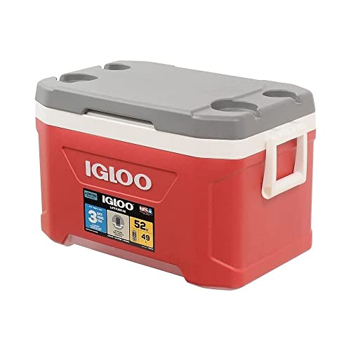 Igloo Latitude 52 Kühlbox, 49 Liter, Rot von IGLOO