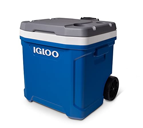 Igloo Latitude 60 Kühlbox auf rädern, 56 Liter, Blau von IGLOO