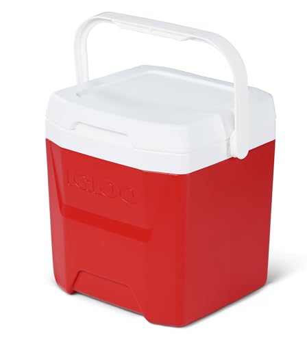 Igloo Passiv-Kühlbox Laguna 28, leichte Thermobox für Camping, Freizeit, Boot und Festival, 26 Liter, Rot von IGLOO