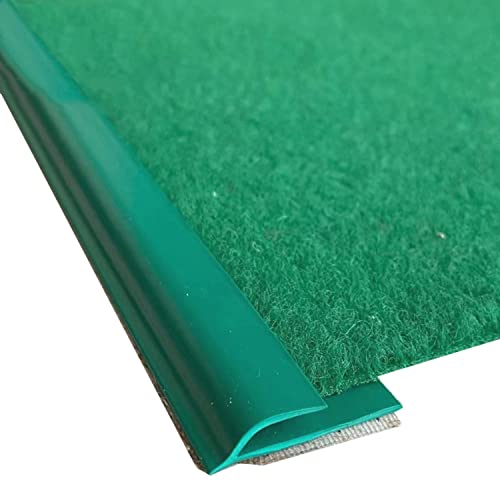 2025 Dekorative Teppichkante mit PVC-Teppich- und Bodenkantenstreifen, geeignet for Teppichschwellen-Übergangshöhen von weniger als 5 mm(Green,200cm (6.6ft)) von IHGVVING