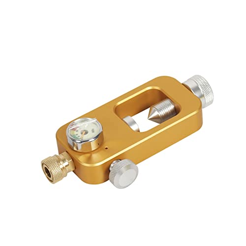 IIGEN Tauchflasche Mini-Sauerstoffflaschenadapter for Tauchausrüstung Ultrahohe Stabilität(Golden adapter (Mpa dial)) von IIGEN