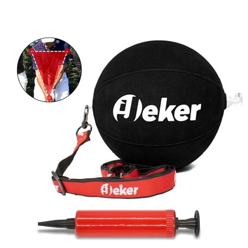 IJEKER Golf Smart Ball Swing Trainingshilfen Aufblasbarer Impact Ball Haltungskorrektur Übungstrainer Hilfe mit Pumpe für Anfänger und Profis IJEKER Golf Smart Ball Swing Trainingshilfen Aufblasbarer Impact Ball Haltungskorrektur Übungstrainer Hilfe mit Pumpe für Anfänger und Profis von IJEKER