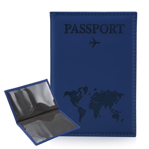 ILIYAH Reisepasshülle Reisepasshülle Reisebrieftasche Reisepasstasche Britische Reisepasshülle Reisepasshülle Reisepasstasche, Navy, Minimalistisch ILIYAH Reisepasshülle Reisepasshülle Reisebrieftasche Reisepasstasche Britische Reisepasshülle Reisepasshülle Reisepasstasche, Navy, Minimalistisch von ILIYAH
