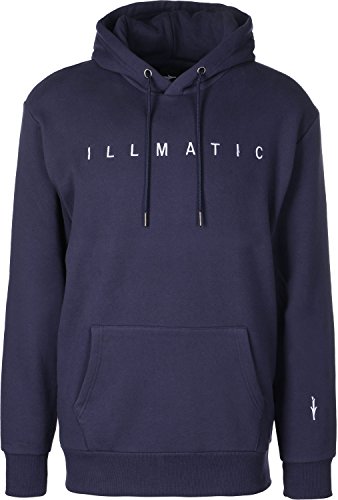 Illmatic Herren Word Hoodie, Navy, L von Illmatic