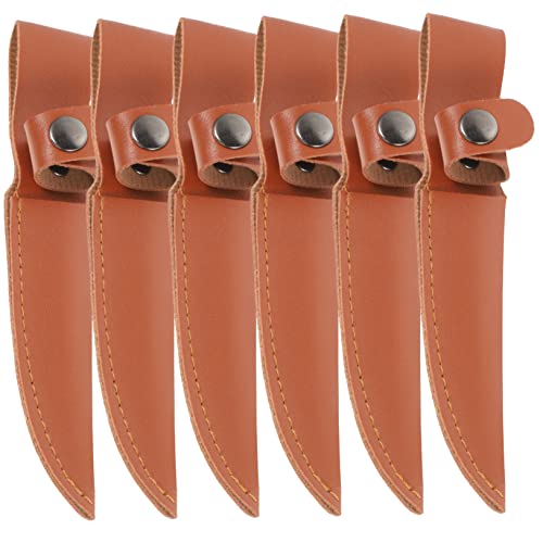 IMIKEYA 6st Messerset Kochmesser Lederscheide Lederschutz Messerschutzhülle Etui Aus Leder Klingenkantenschutz Messerabdeckung Messerscheide Für Zu Hause Universeller Messerschutz Grill Pu IMIKEYA 6st Messerset Kochmesser Lederscheide Lederschutz Messerschutzhülle Etui Aus Leder Klingenkantenschutz Messerabdeckung Messerscheide Für Zu Hause Universeller Messerschutz Grill Pu von IMIKEYA