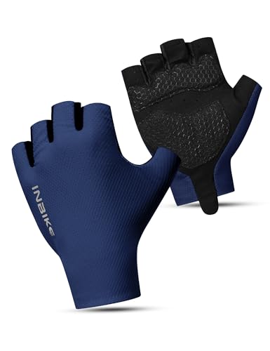 INBIKE Fahrradhandschuhe Herren Damen MTB Moutainbike Rennrad Handschuhe Sommer Haslbfinger Fingerlos Radsport rutschfest Stoßfest Elastisch Reflektierend Atmungsaktiv Radsport Multifunkton Blau 2XL INBIKE Fahrradhandschuhe Herren Damen MTB Moutainbike Rennrad Handschuhe Sommer Haslbfinger Fingerlos Radsport rutschfest Stoßfest Elastisch Reflektierend Atmungsaktiv Radsport Multifunkton Blau 2XL von INBIKE