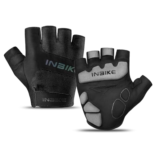 INBIKE Fahrradhandschuhe Herren Halbfinger Männer Fahrrad Handschuhe MTB Freizeit Sommer Radhandschuhe Fingerlos für Radsport Moutainbike Radfahren Rennrad Schwarz XXL INBIKE Fahrradhandschuhe Herren Halbfinger Männer Fahrrad Handschuhe MTB Freizeit Sommer Radhandschuhe Fingerlos für Radsport Moutainbike Radfahren Rennrad Schwarz XXL von INBIKE