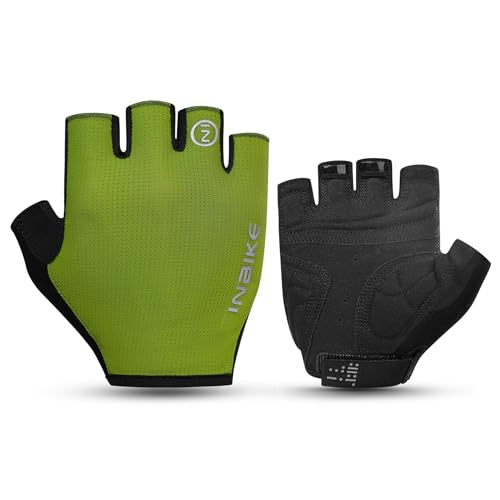 INBIKE Fahrradhandschuhe Herren Halbfinger Sommer MTB Handshcuhe Fahrrad Radsport Liecht Atmungsaktiv Reflektierend Cycling Gloves Schwarz Grün S INBIKE Fahrradhandschuhe Herren Halbfinger Sommer MTB Handshcuhe Fahrrad Radsport Liecht Atmungsaktiv Reflektierend Cycling Gloves Schwarz Grün S von INBIKE