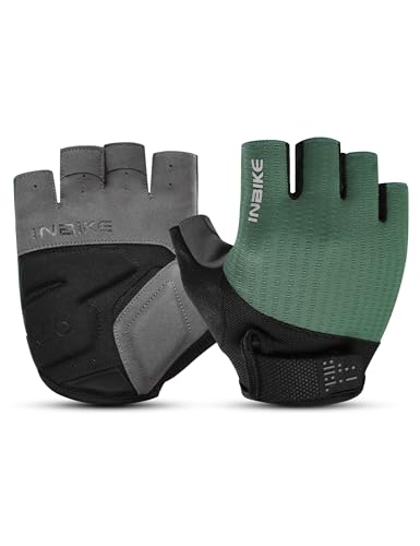 INBIKE Fahrradhandschuhe MTB Moutainbike Handschuhe Sommer Haslbfinger Fingerlos Herren Damen rutschfest Stoßfest Elastisch Reflektierend Atmungsaktiv Radsport Multifunkton IHC215 Grün L INBIKE Fahrradhandschuhe MTB Moutainbike Handschuhe Sommer Haslbfinger Fingerlos Herren Damen rutschfest Stoßfest Elastisch Reflektierend Atmungsaktiv Radsport Multifunkton IHC215 Grün L von INBIKE
