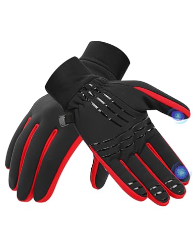 INBIKE Fahrradhandschuhe Winterandschuhe Outdoorhandschuhe Skihandschuh MTB Mountainbike Handschuhe Laufhandschuhe Herren Damen Touchscrennfähig Winter Warm Winddicht Rot,M INBIKE Fahrradhandschuhe Winterandschuhe Outdoorhandschuhe Skihandschuh MTB Mountainbike Handschuhe Laufhandschuhe Herren Damen Touchscrennfähig Winter Warm Winddicht Rot,M von INBIKE