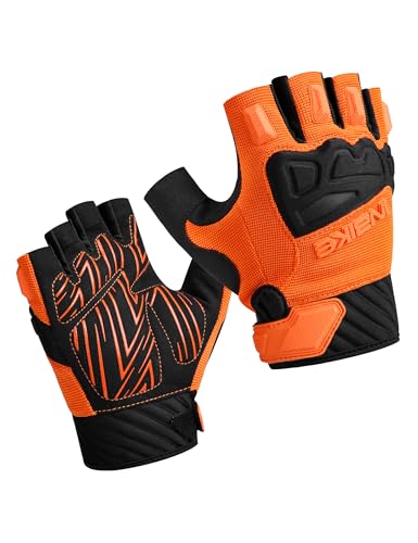 INBIKE MTB Handschuhe Herren Motocross Fahrradhandschuhe Kurz Sommer Mountainbike Fahrrad Halbfinger Rad Jungen Mädchen Orange M INBIKE MTB Handschuhe Herren Motocross Fahrradhandschuhe Kurz Sommer Mountainbike Fahrrad Halbfinger Rad Jungen Mädchen Orange M von INBIKE