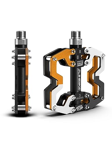 INBIKE Pedale Fahrrad MTB Rennrad Moutainbike Fahrradpedale Trekkingrad Flat Pedal Robust Aus Aluminiumlegierung Gelb INBIKE Pedale Fahrrad MTB Rennrad Moutainbike Fahrradpedale Trekkingrad Flat Pedal Robust Aus Aluminiumlegierung Gelb von INBIKE