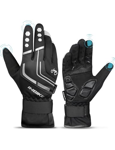 INBIKE Winterhandschuhe Fahrrad MTB Handschuhe Herren Damen Winter Touchscreen Fahrradhandschuhe Beheizbar für Radsport Road Race Downhill Wandern Schwarz L INBIKE Winterhandschuhe Fahrrad MTB Handschuhe Herren Damen Winter Touchscreen Fahrradhandschuhe Beheizbar für Radsport Road Race Downhill Wandern Schwarz L von INBIKE
