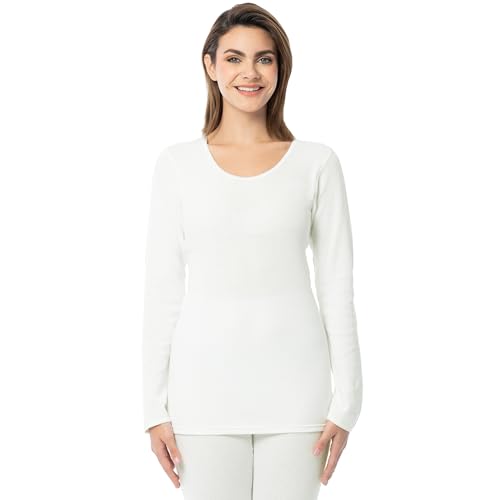 INDERA Women's Combed Cotton Raschel Knit Thermal Underwear Top, White, XX-Large INDERA Women's Combed Cotton Raschel Knit Thermal Underwear Top, White, XX-Large von INDERA