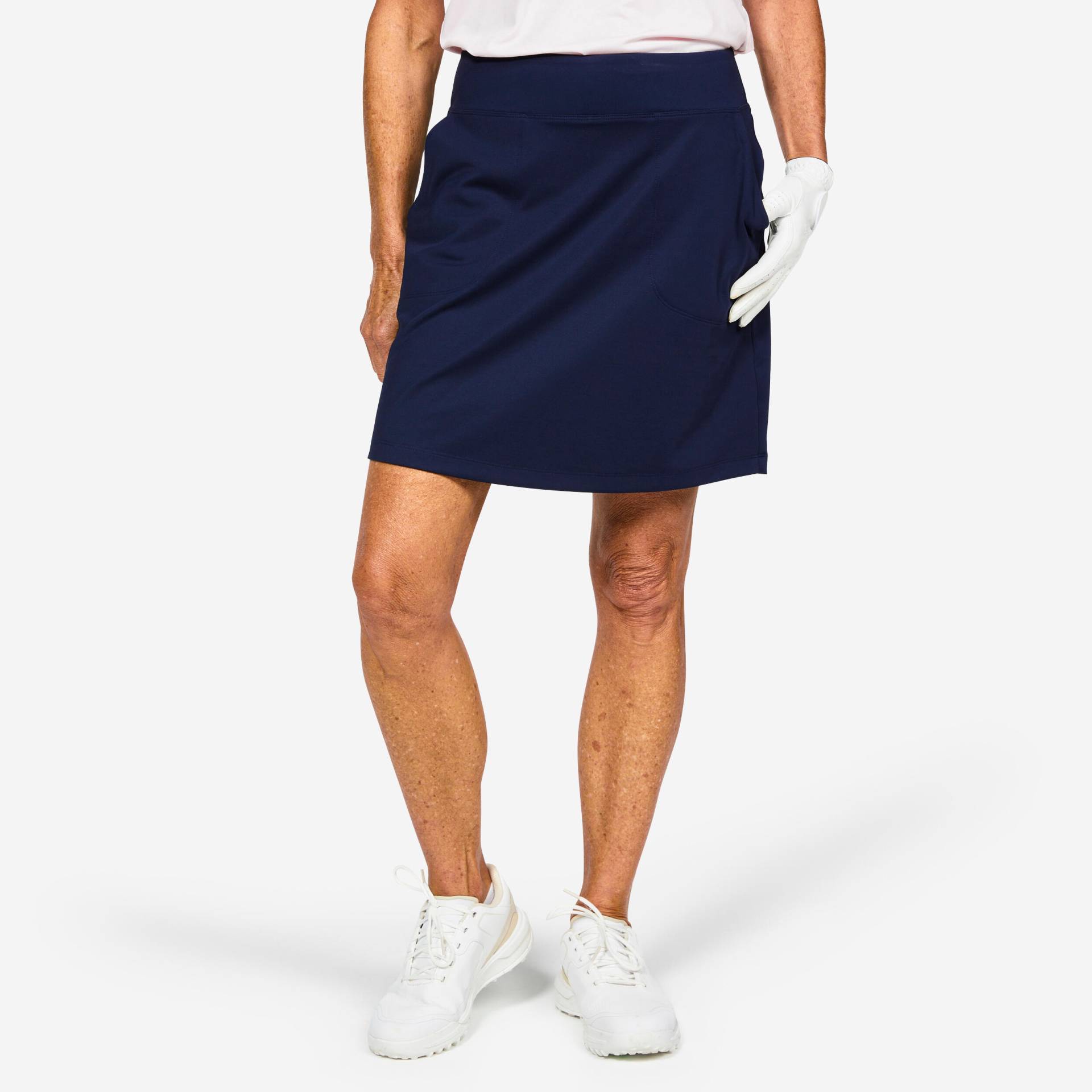 Damen Golf Skort - WW500 dunkelblau Damen Golf Skort - WW500 dunkelblau von INESIS