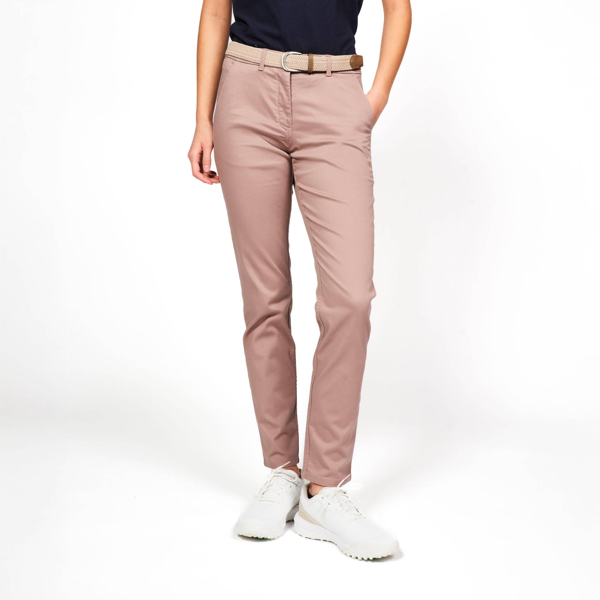 Damen Golfhose Baumwolle - MW500 braun Damen Golfhose Baumwolle - MW500 braun von INESIS