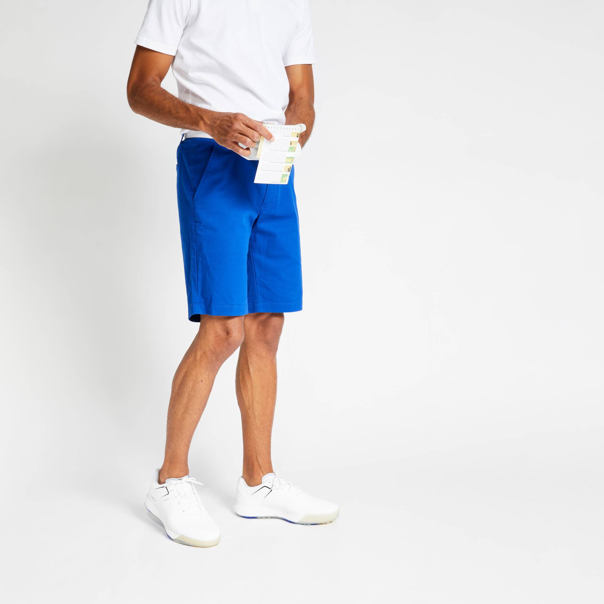 Herren Golf Chino-Shorts - MW500 indigoblau von INESIS