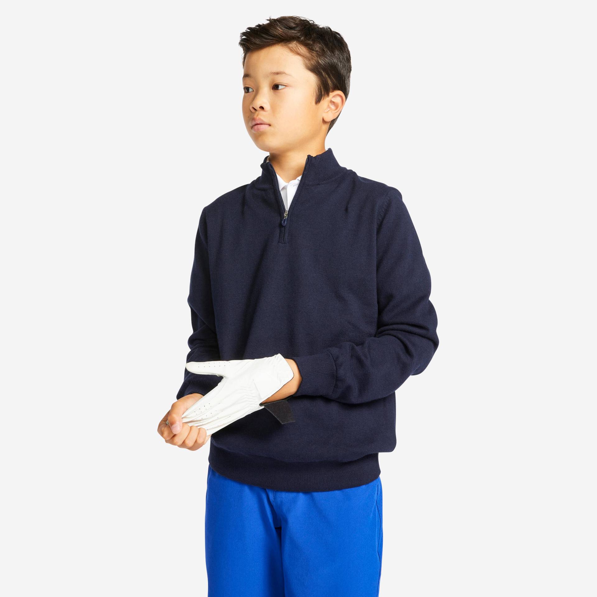 Golf Pullover Windbreaker MW500 Kinder marineblau Golf Pullover Windbreaker MW500 Kinder marineblau von INESIS