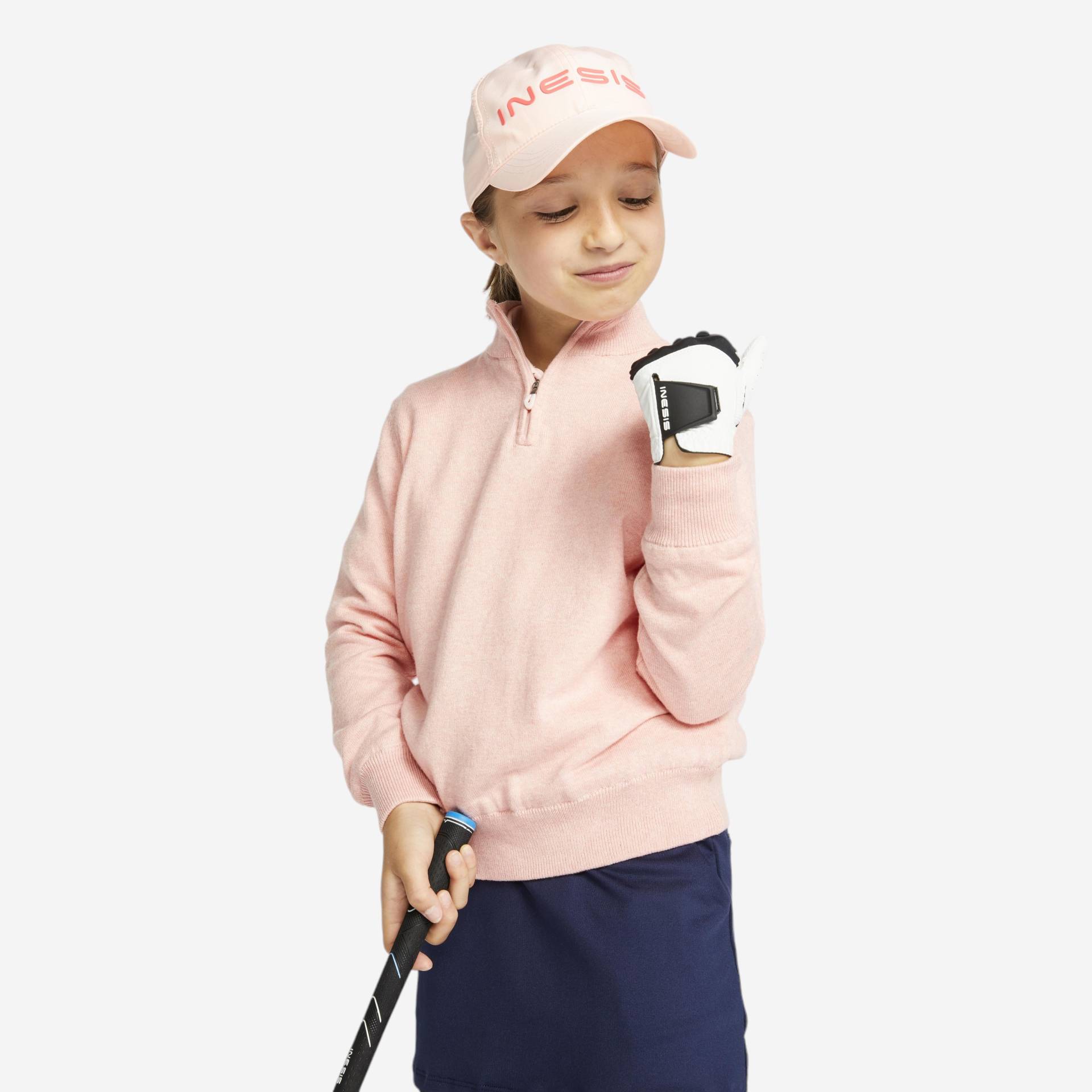 Golf Pullover Windbreaker MW500 Kinder rosa Golf Pullover Windbreaker MW500 Kinder rosa von INESIS