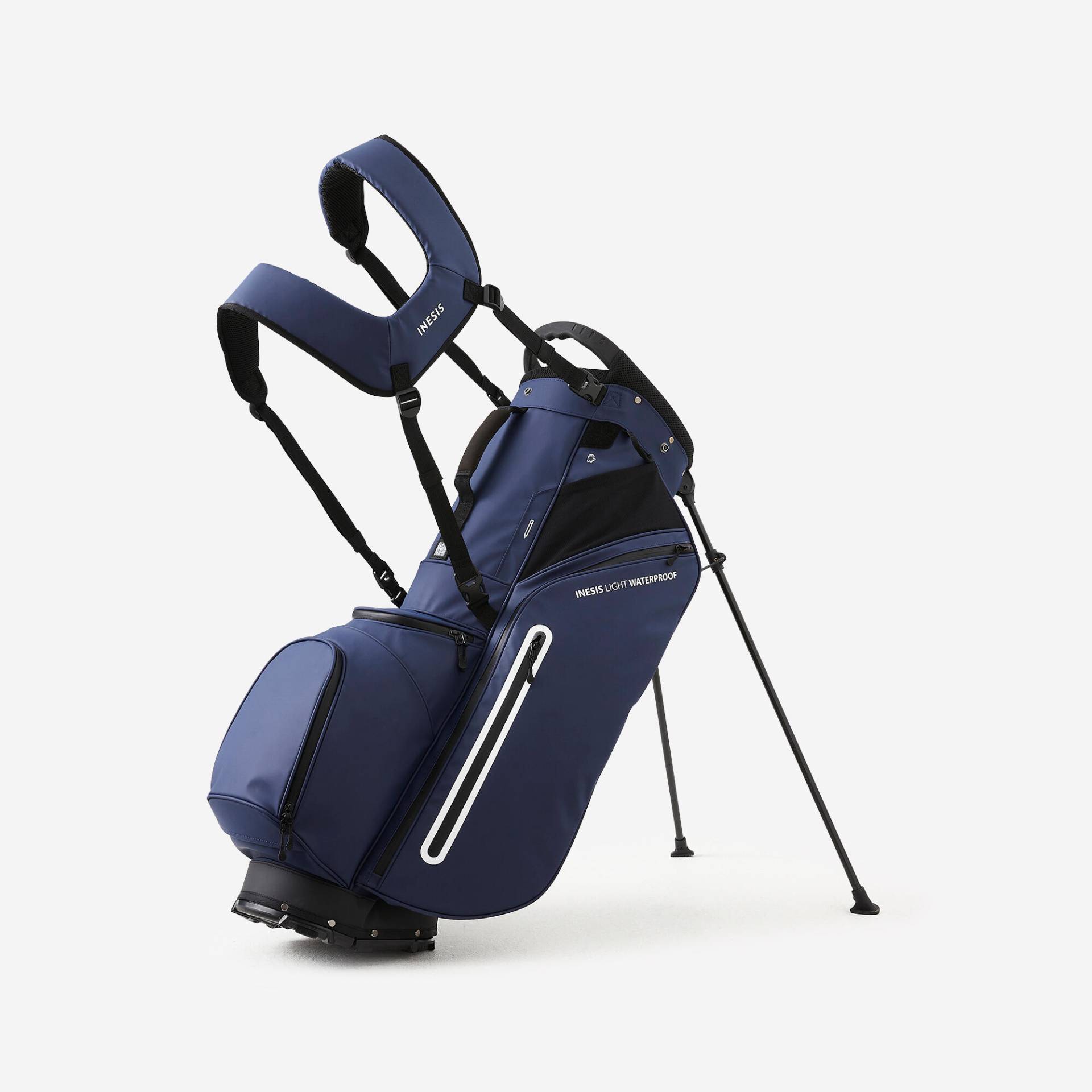 Golf Standbag Light wasserdicht marineblau Golf Standbag Light wasserdicht marineblau von INESIS