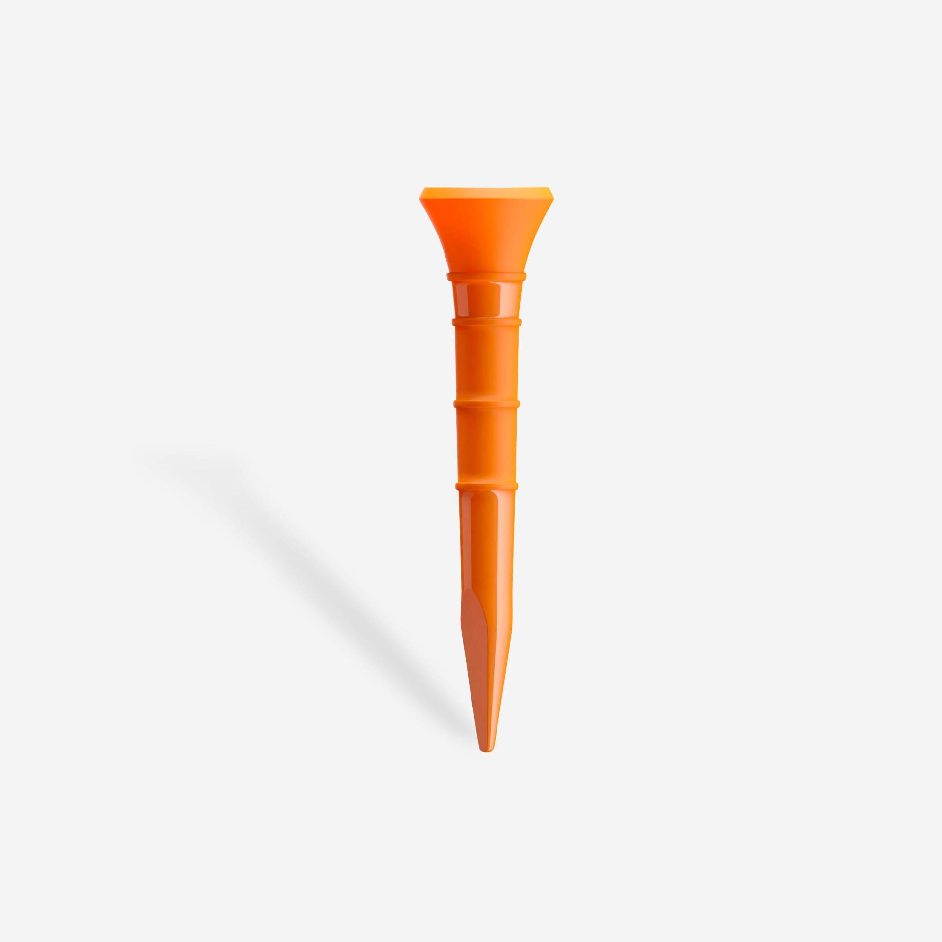 Golf Tees Kunststoff 54 mm 10 Stück orange von INESIS