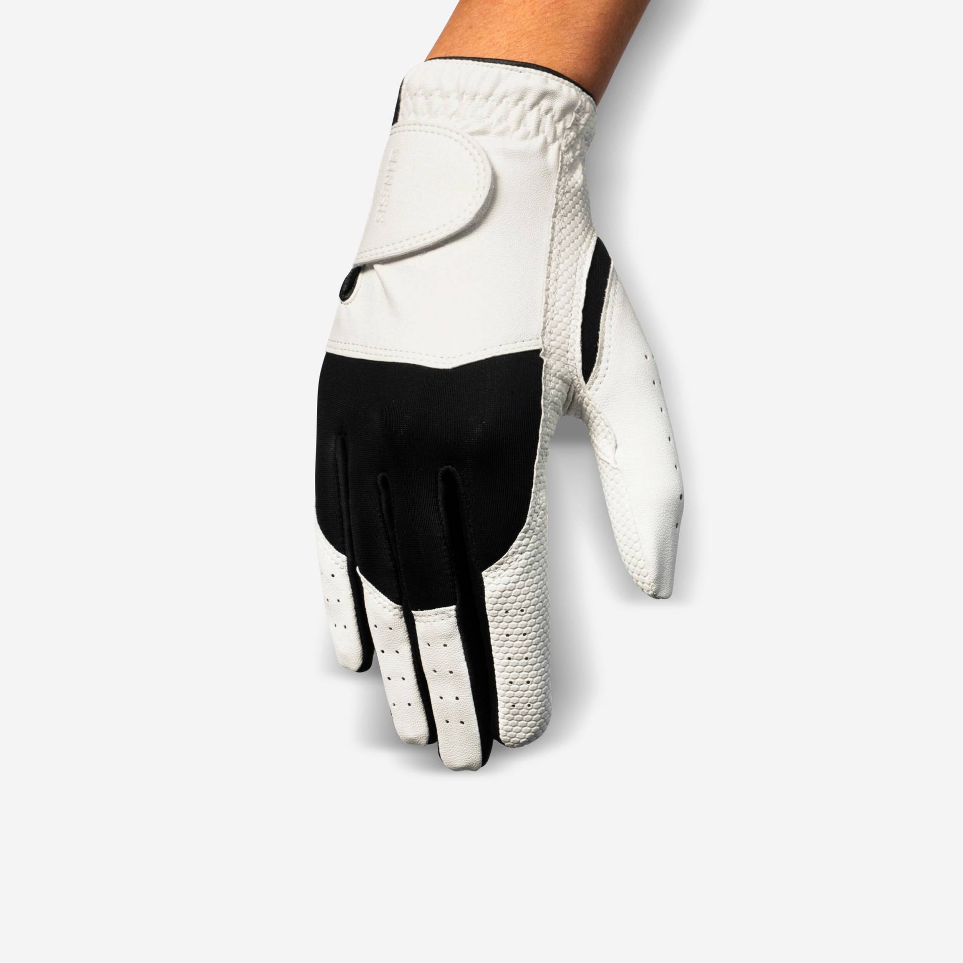Golfhandschuh Damen LH - 100 schwarz/weiss Golfhandschuh Damen LH - 100 schwarz/weiss von INESIS