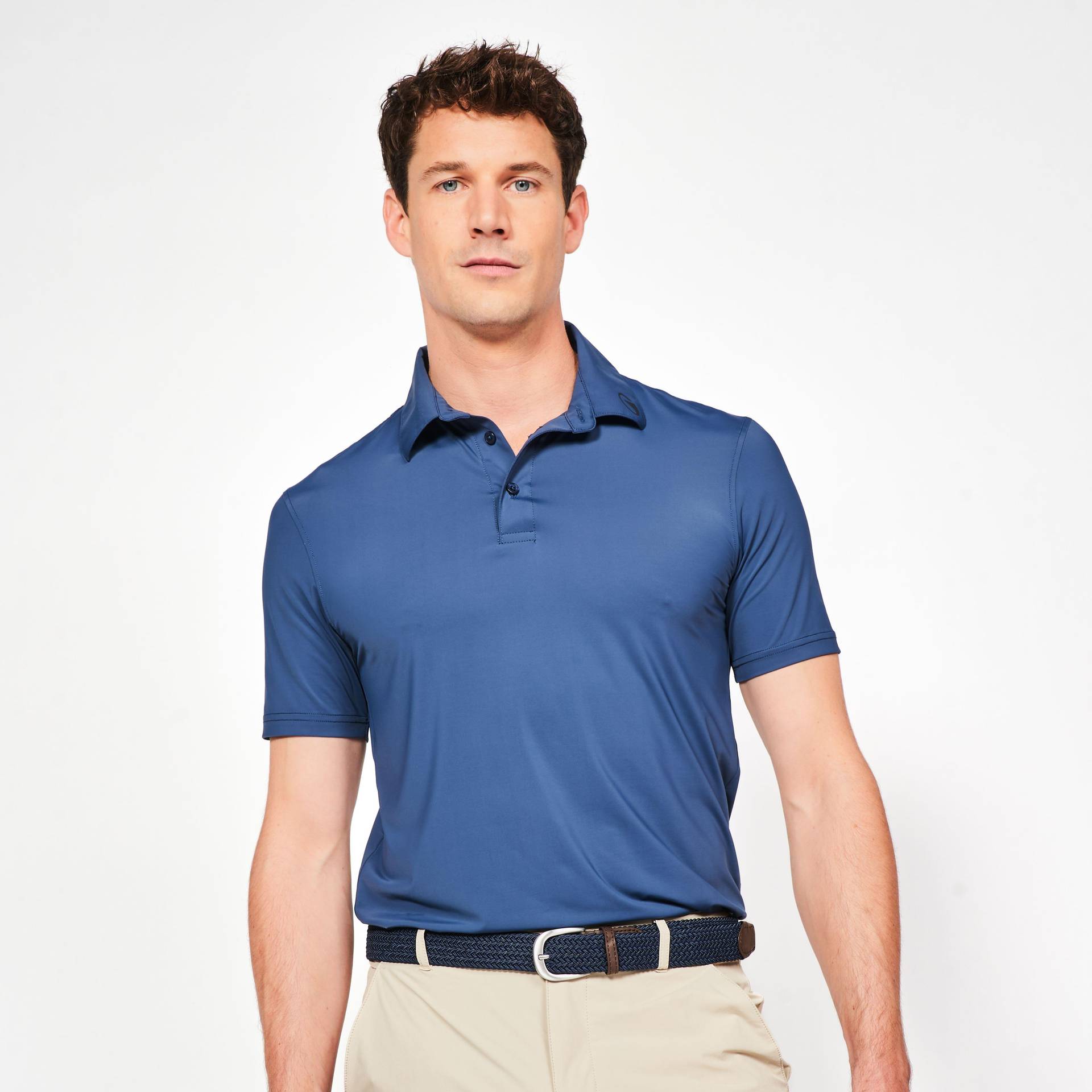 Herren Golf Funktions-Poloshirt - WW900 ozeanblau Herren Golf Funktions-Poloshirt - WW900 ozeanblau von INESIS
