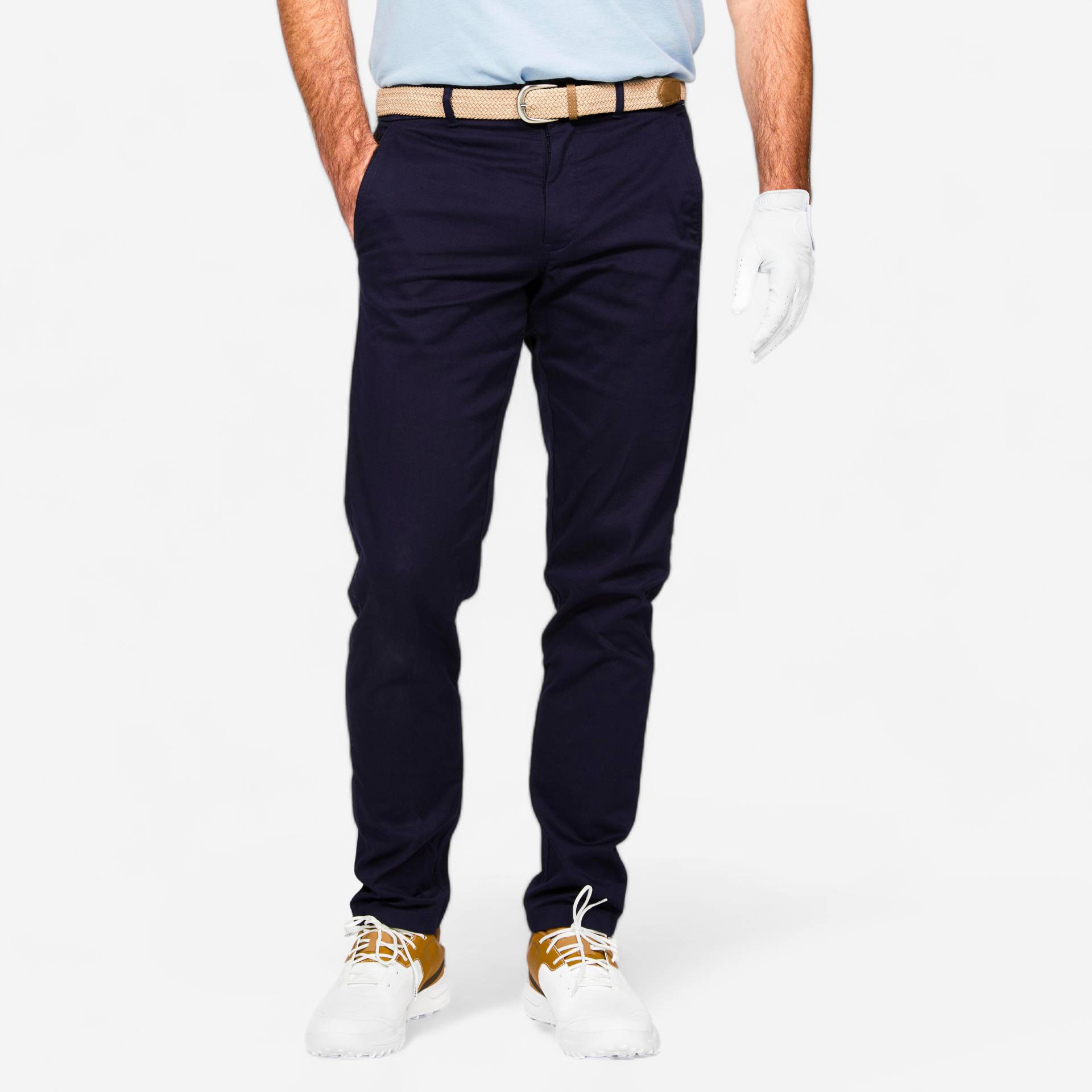 Herren Golf Hose Baumwolle - MW500 marineblau Herren Golf Hose Baumwolle - MW500 marineblau von INESIS
