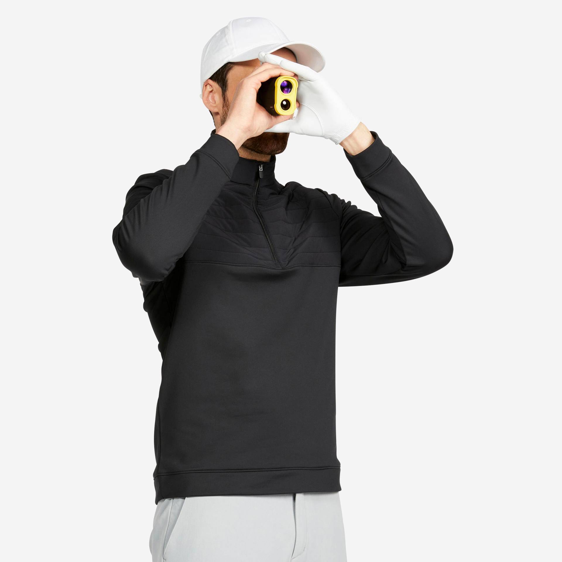 Herren Golf Sweatshirt - CW500 schwarz Herren Golf Sweatshirt - CW500 schwarz von INESIS