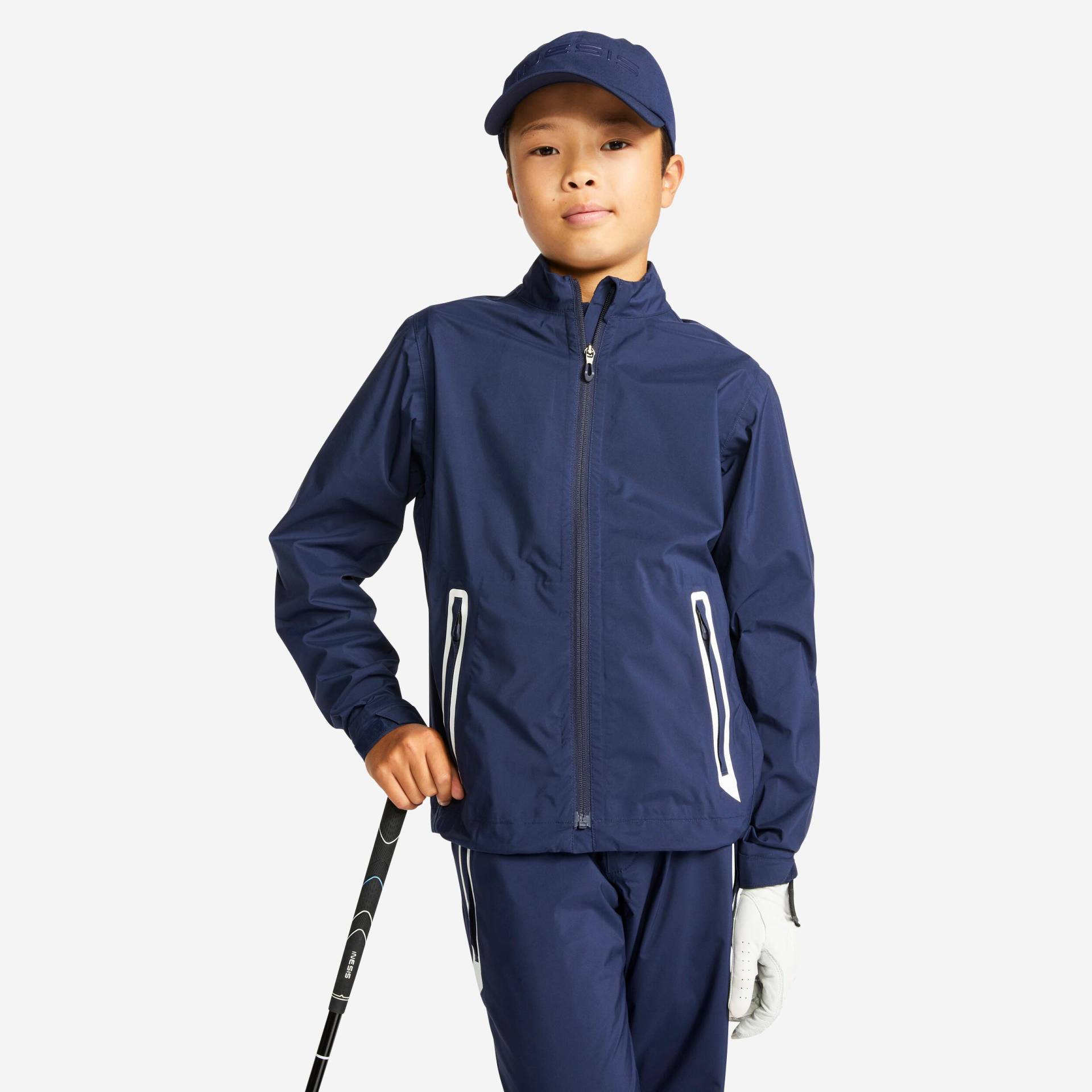 Kinder Regenjacke - RW500 marineblau Kinder Regenjacke - RW500 marineblau von INESIS