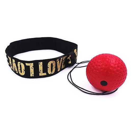 INF Stirnband mit Reflexball, Kampfball mit Stirnband für Boxtraining, Stirnband-Boxen, Reflextraining, Reaktionsball, Punching Ball INF Stirnband mit Reflexball, Kampfball mit Stirnband für Boxtraining, Stirnband-Boxen, Reflextraining, Reaktionsball, Punching Ball von INF