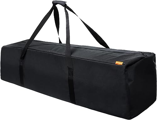 INFANZIA 115L Sporttasche, Große Wasserdicht Reisetasche mit Handschlaufe, Tragetasche mit Großer Kapazität, Stark und Langlebig, Geeignet für Sport, Fitness & Reisen, 115x30.5x30.5 cm, Schwarz von INFANZIA