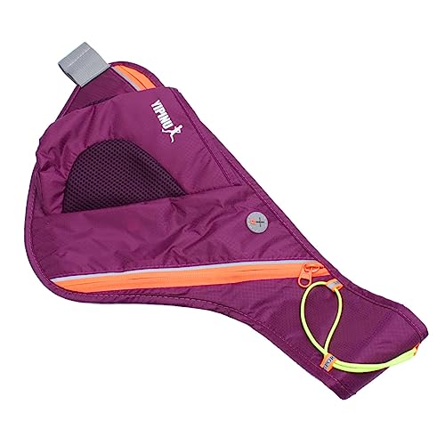 1stk Gürteltasche Sport Wasserflasche Träger Taschen Wasser Telefon Tasche wasserdichte Tasche Jogging-wasserflasche Laufender Wassergürtel Faltbare Wasserflaschen Violett INOOMP von INOOMP