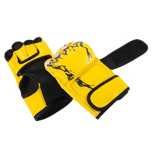 INOOMP 1 Paar Boxhandschuhe Boxausrüstung Schutzhandschuhe Tragbare Handschuhe Kickbox Zubehör Kickbox Zubehör Training Sparring Handschuhe Professionelle Sparring Handschuhe von INOOMP
