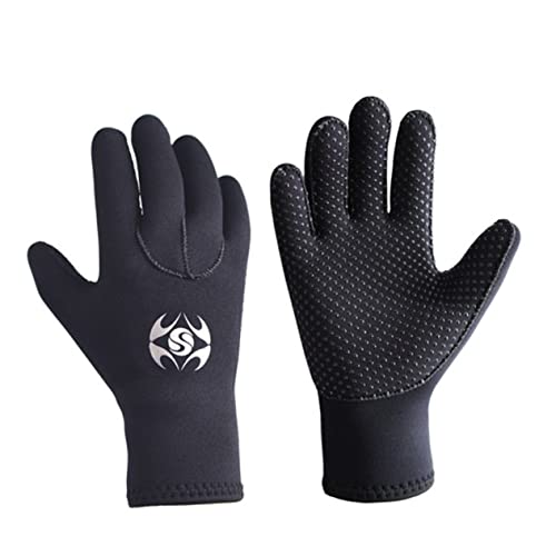 INOOMP 3mm Neopren Taucherhandschuhe Für Schnorcheln Und Spearfishing Elastische Und rutschfeste Tauchhandschuhe Für Winter Schwimmen Und Tauchen Größe XL von INOOMP